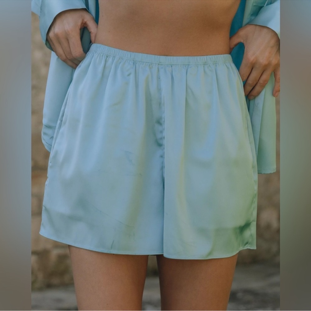 Daily Drills Light Blue Women's Shorts
